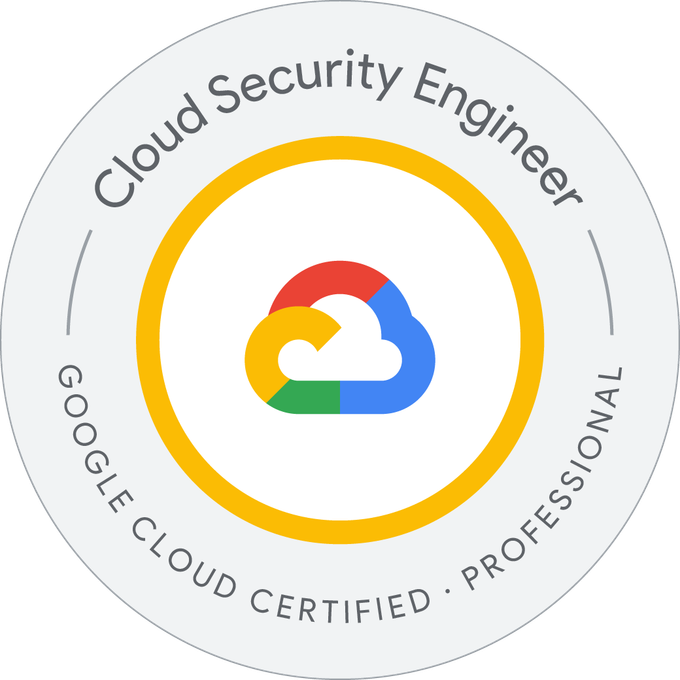 Google Cloud Professional Cloud Security Engineer Badge