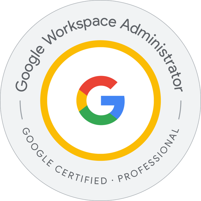 Google Cloud Professional Workspace Administrator Badge